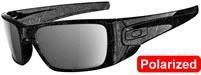 Oakley Fuel Cell Black - Grey History Text / Black Iridium Polarized  (OO9096-07)